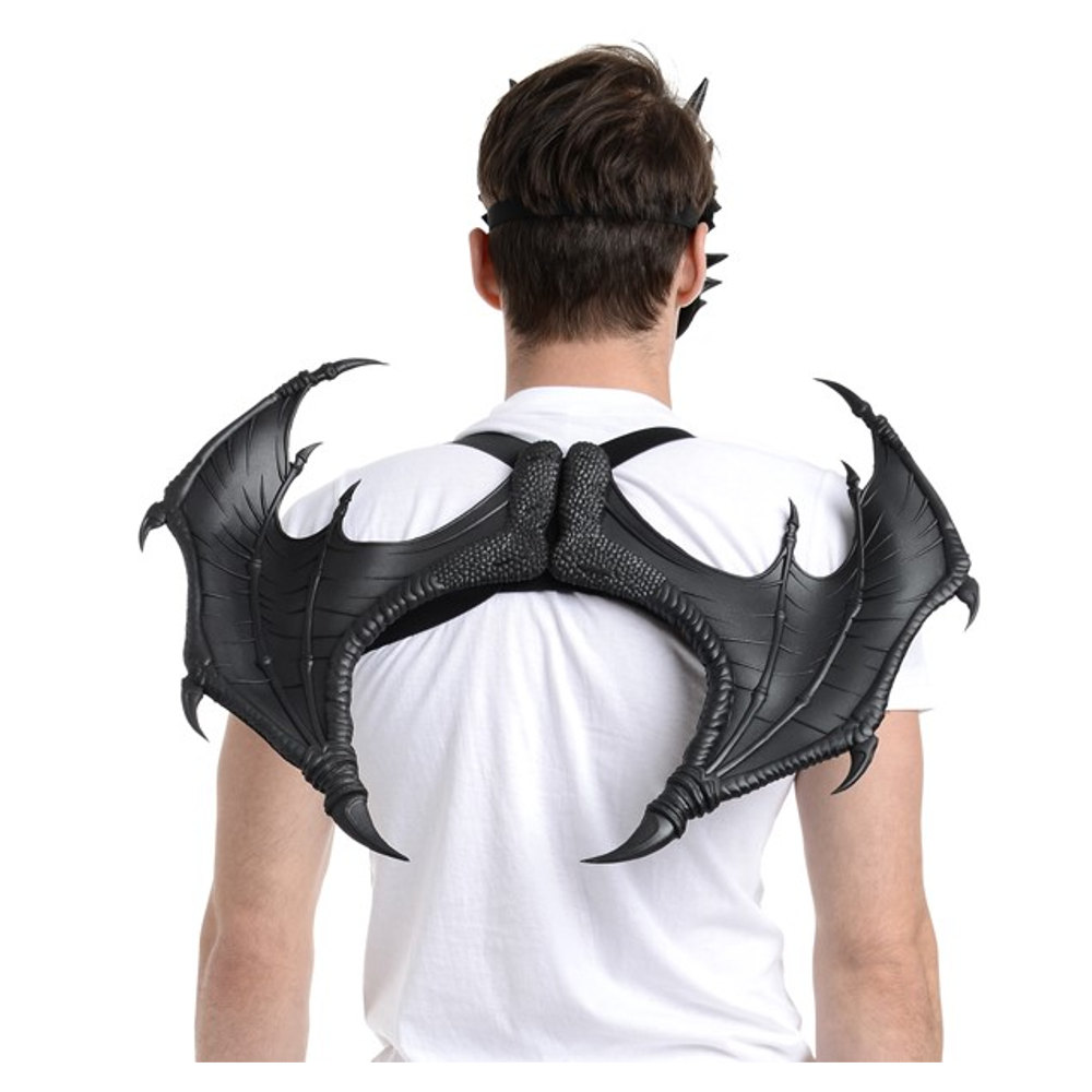 Zac's Alter Ego - Rubber dragon Les ailes - Noir